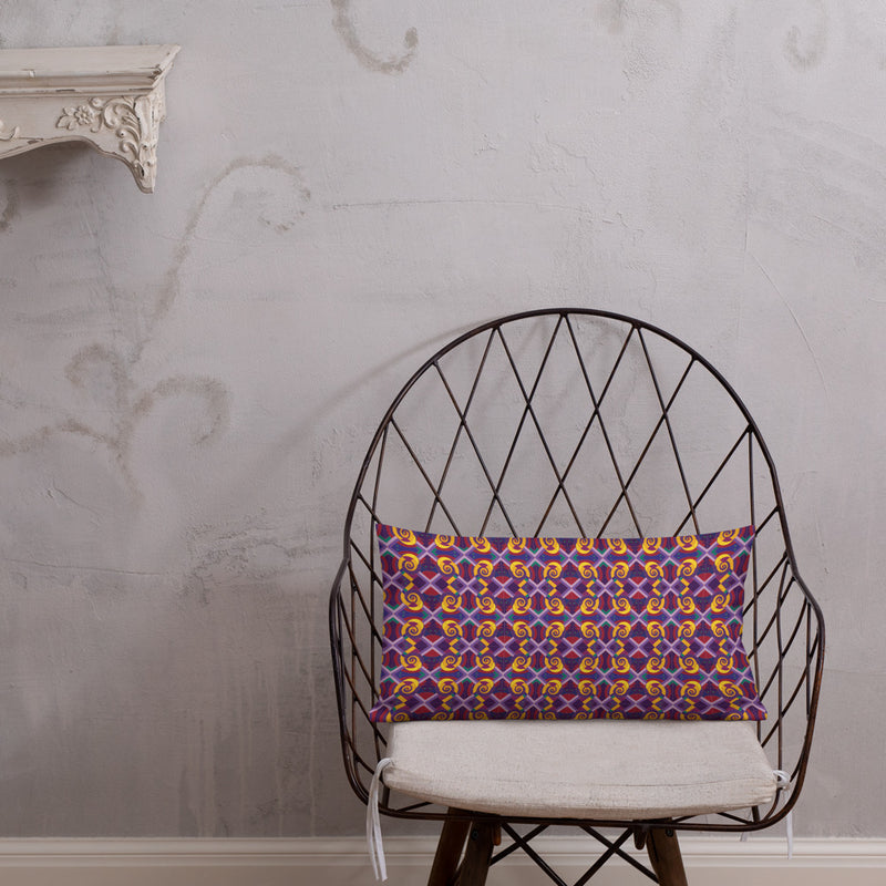 Yansa Gathers Throw Pillow | Afrocentric Decor & Orisha Art