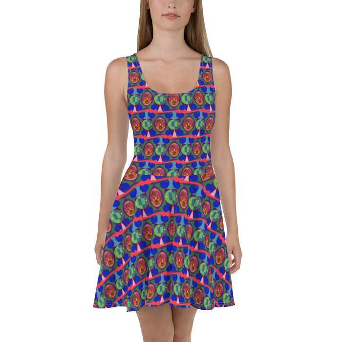 Yes! Call Me A Pansy Skater Dress