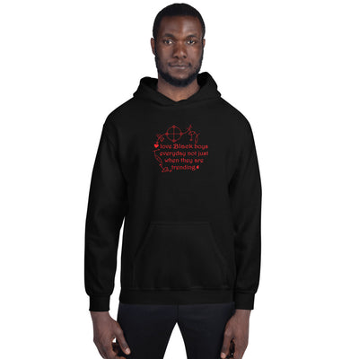 Love Black Boys Everyday Hoodie | Black Boy Joy