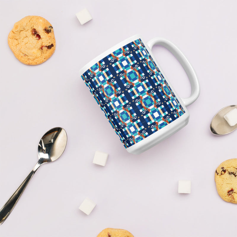 Deep Wata Mug | Afrocentric Ceramic Decor