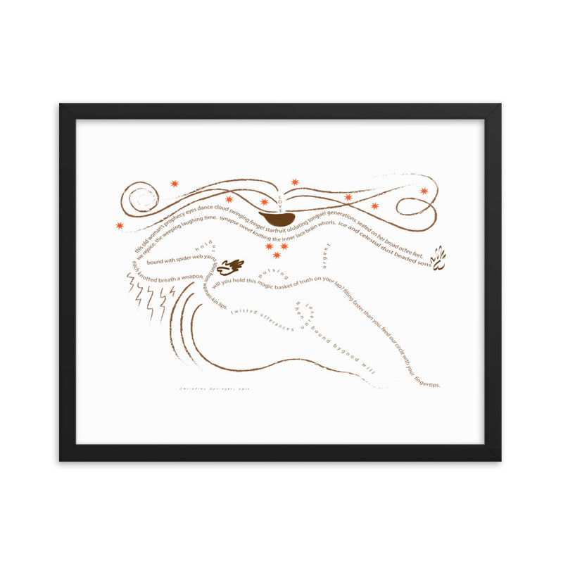 The Elder, She Conjure N Prophecize Wall Decor | Black Spiritual Art