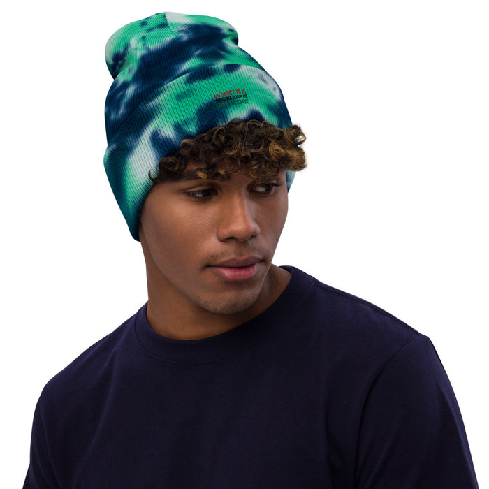Money Is A Tangible Form Of Love Energy Tie-dye beanie