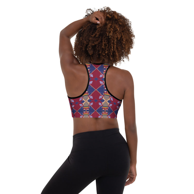 Ujamaa Sports Bra | Kwanzaa & Black Pride Activewear