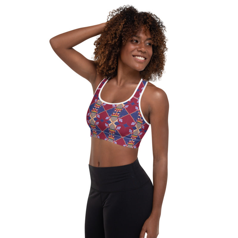 Ujamaa Sports Bra | Kwanzaa & Black Pride Activewear