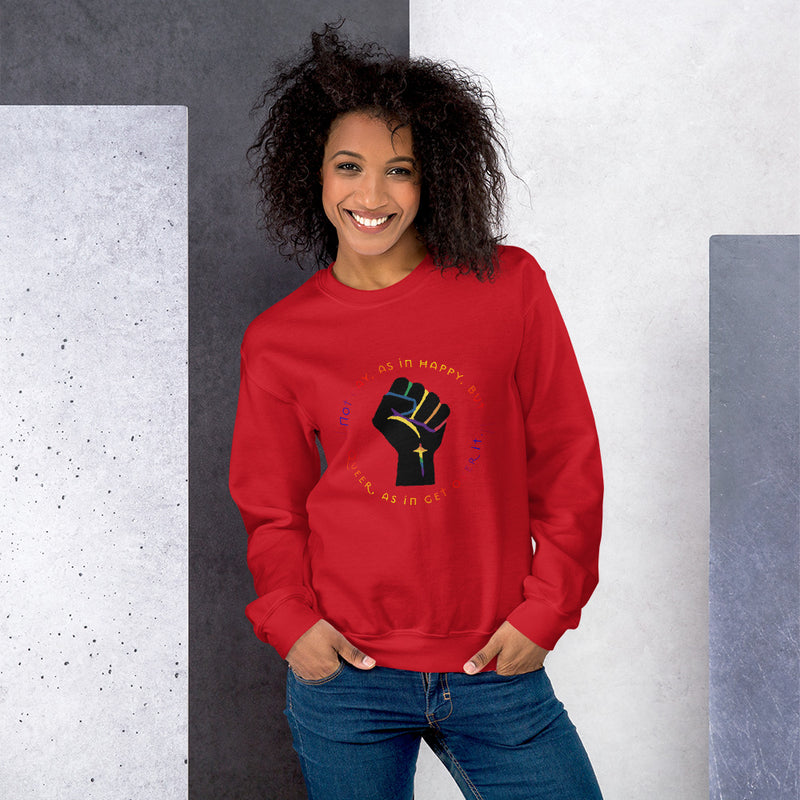 Get Used To It Sweatshirt | Queer Pride Apparel