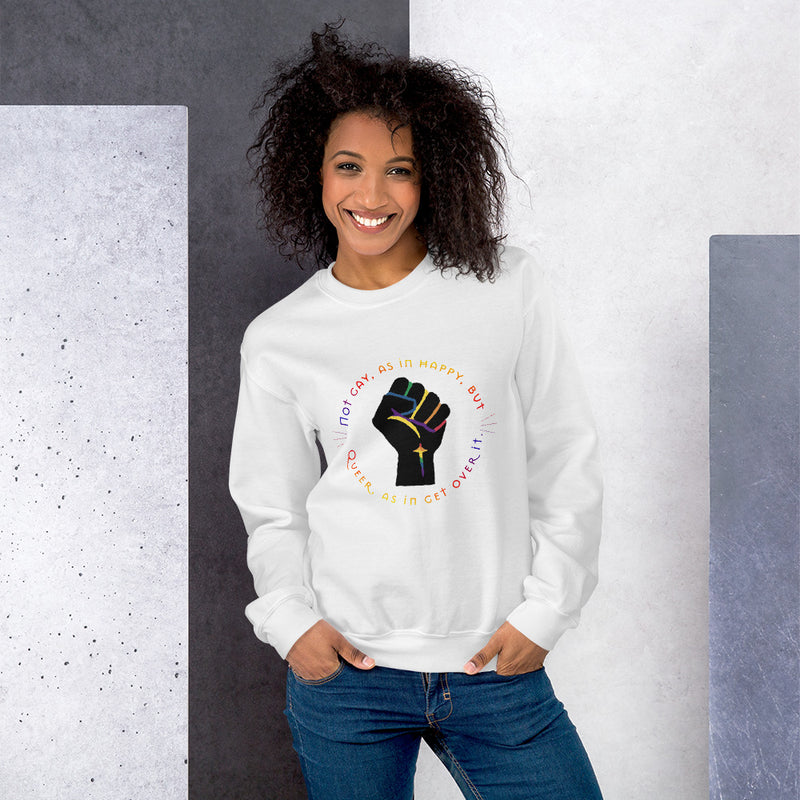 Get Used To It Sweatshirt | Queer Pride Apparel