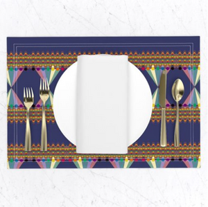 Vibing On The Wavelength Fabric Placemat